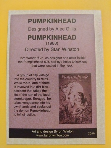 CREATURES ed. #1 horror "Face Card" art card B. Winton pack fresh Free Shipping - Picture 12 of 52