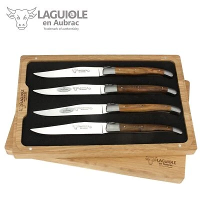 Laguiole Steakmesser aus Frankreich - 4er Set - Pistazie - Laguiole en Aubrac - Bild 1 von 4