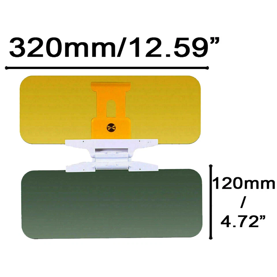 HD Visera Día/Noche Antideslumbramiento Visera Repuesto Driver Gafas de Sol Universal Foto 2 de 4