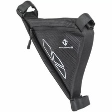 M-Wave Rotterdam Bike Frame Bag Triangle Storage Pouch MTB Road Black