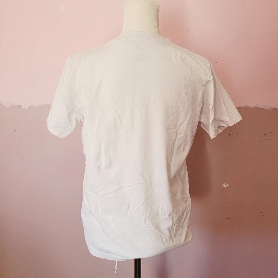 Y2K KAWS Uniqlo Seseme Street T-shirt Medium White Kids Collaboration Vintag3 - Image 3 of 4