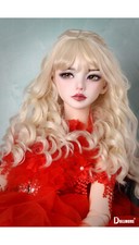 Dollmore ÚNICA Proveedor Peluca Tamaño (13-14)" Ruive Peluca Larga (Rubia)