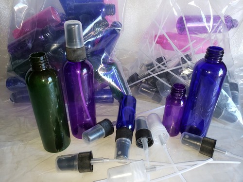 45 flaconi spray plastica (40) 1 oncia 30 ml (5) 4 oz flaconi spray nebulizzazione fine e tappi - Foto 1 di 8