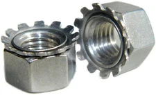 Stainless Steel Keps K-L lock Nut with free spinning washer 10-24 Qty 250