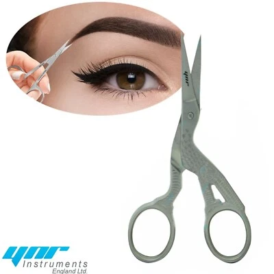 YNR® Augenbrauenschere Trimmer Haar Make-up Wimpernentferner Edelstahl Schneider