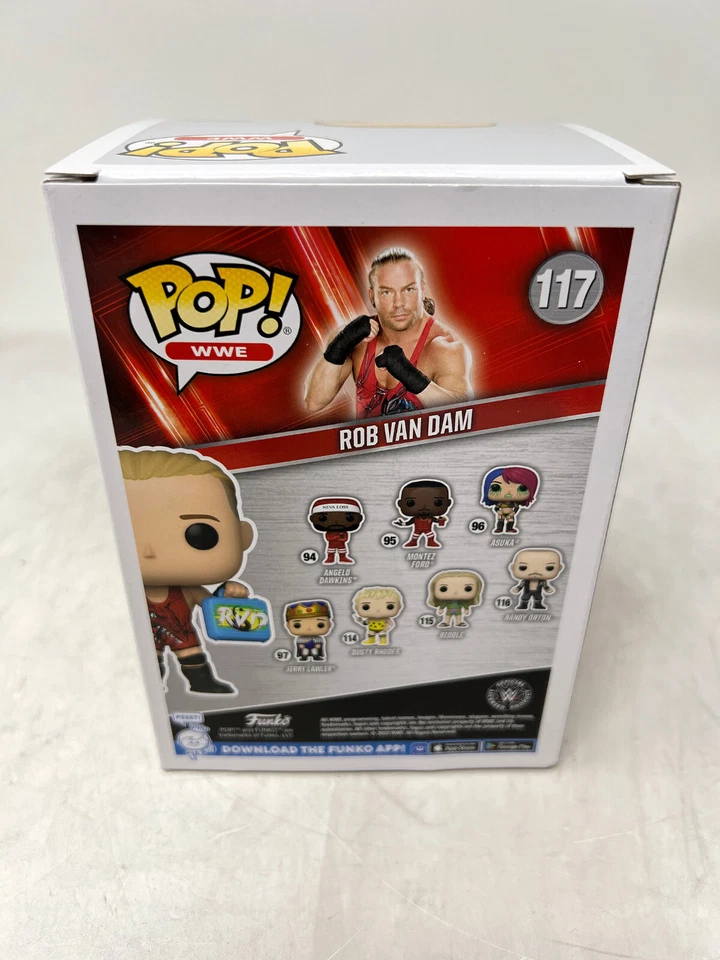 ROB VAN DAM WWF WWE ECW Signed Funko Pop Figure 117 New in Box w/COA PSA orange2 - Image 3 of 4