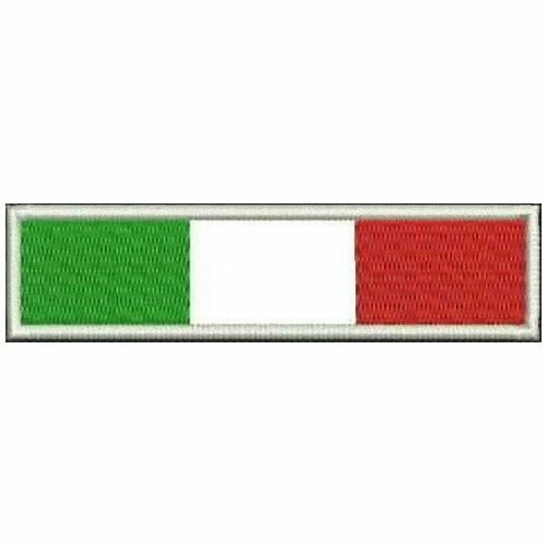 Toppa Termoadesiva Bandiera Italia – Stemma Tricolore Per Moto, Giubbotti Biker E Abbigliamento