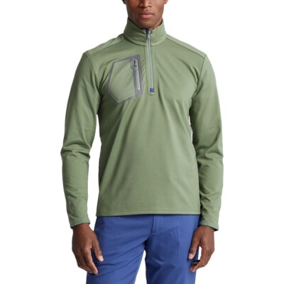 RLX Golf Ralph Lauren Green Performance 1/4 Zip Pullover Size