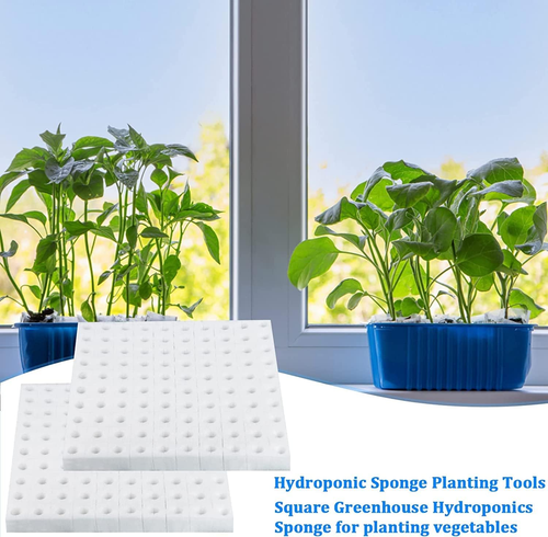 XIDAJIE 600 Pcs Hydroponic Sponges Planting Gardening Tool Soilless Cultivation - Picture 7 of 12