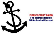ANCHOR Symbol Adhesive Vinyl Decal Sticker Car Truck window Various Sizes