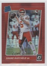 2021 Panini Donruss Optic Rated Rookie Red Hyper Prizm Shane Buechele #298 0x51