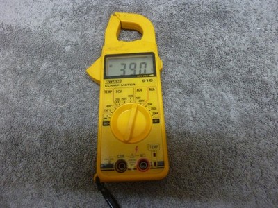 TESTLAB Stromzange. BEREICHE, TEMP, DC V, AC V, AC A, OHNE PRÜFLEITUNGEN