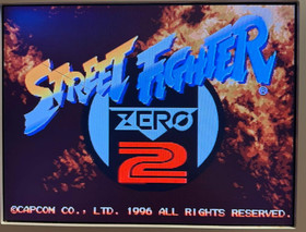 Used Capcom 1996 Street Fighter Zero 2 SEGA SATURN Battle Japanese Retro Game 