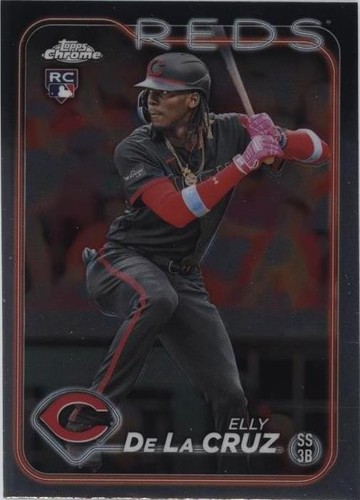 ELLY DE LA CRUZ 2024 TOPPS CHROME STARS OF MLB PSA 10 Reds Rookie