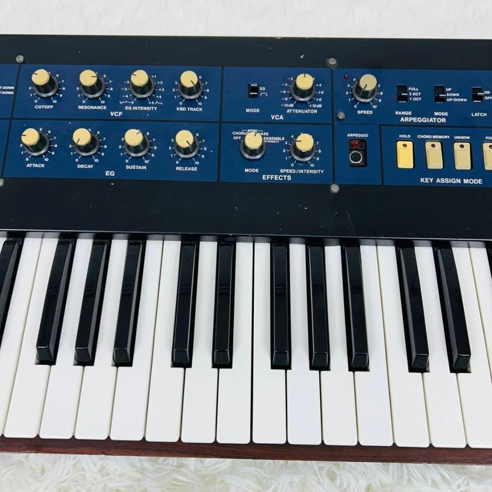 KORG Polysix PS-6 Analog Synthesizer Vintage Keyboard Musical Instrument AS IS - Image 4 of 4