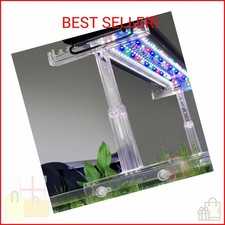driamor Aquarium Light Holder Adjustable, Clear Acrylic Fish Tank LED Light Rise