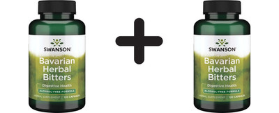 2 x Swanson Bavarian Herbal Bitters - 120 caps (129,12 EUR/kg)