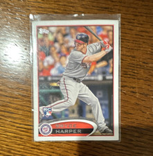 Topps 2012 Bryce Harper Rookie Card #661 Washington Nationals MLB Baseball. rookie card picture