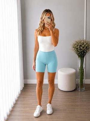 Damen Primark Radlerhose / kurze Shorts / Sommerhose Gr. S