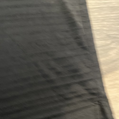 Perry Ellis Poloshirt Herren Extra Large XL schwarz strukturiert gestreift - Bild 4 von 4