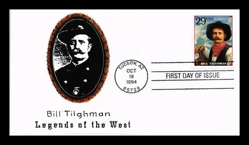 US COVER BILL TILGHMAN LEGENDS OF THE WEST FIRST DAY OF ISSUE