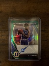 2021-22 Panini Prizm Draft Picks - DJ Steward auto  #DP-DJS Green Prizm (AU, RC)