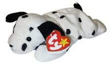 CT* Ty Beanie Baby - DOTTY the Dalmatian Dog (8.5 Inch) MWCT Stuffed Animal Toy