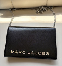 Marc Jacobs Black Small Flap Crossbody Bag Ch...