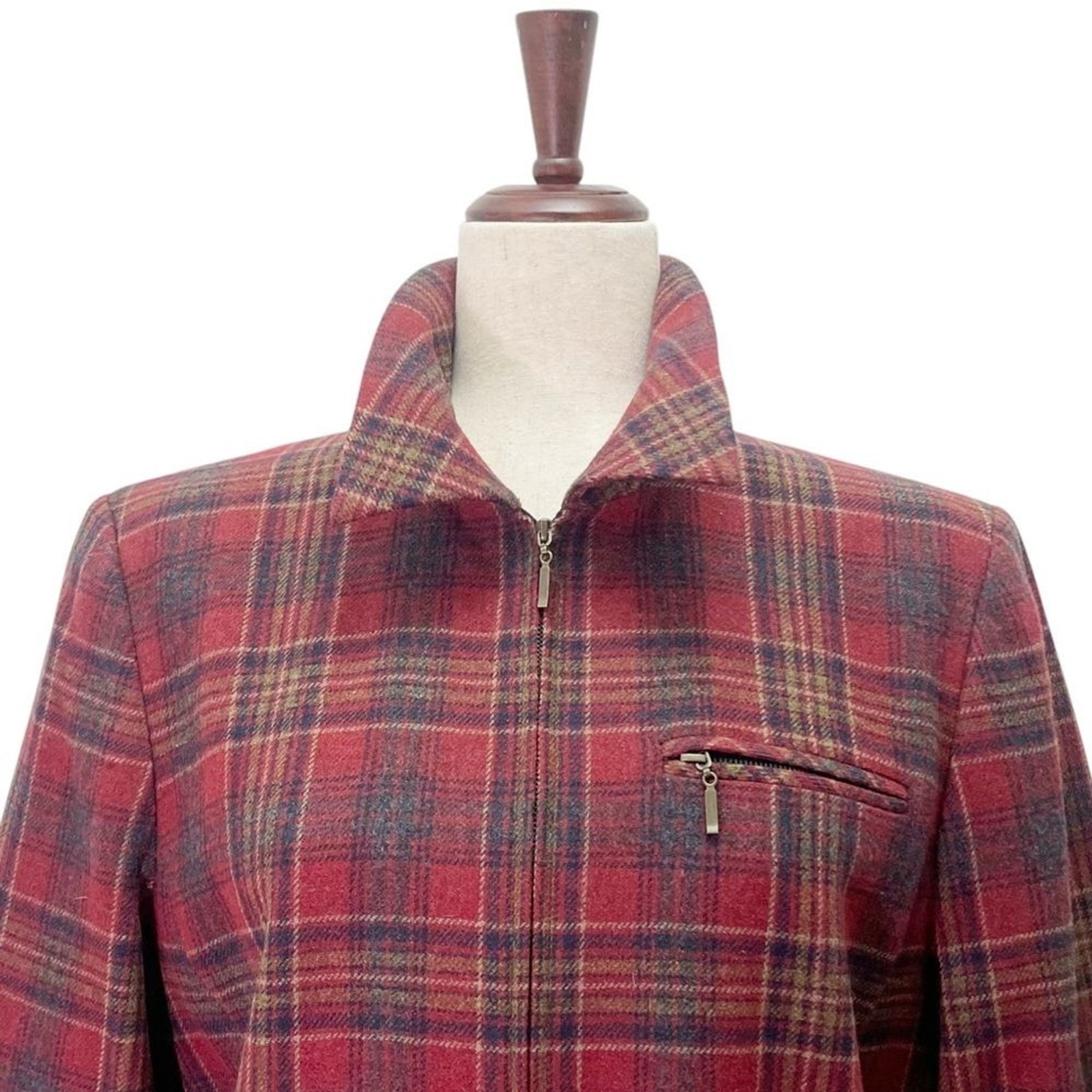 Pendleton Knockabouts Virgin Wool Zip Front Jacke… - image 3