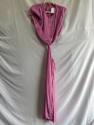 Scotch & Soda Pink Viscose Draped Midi Dress Size 36 As Is Condition