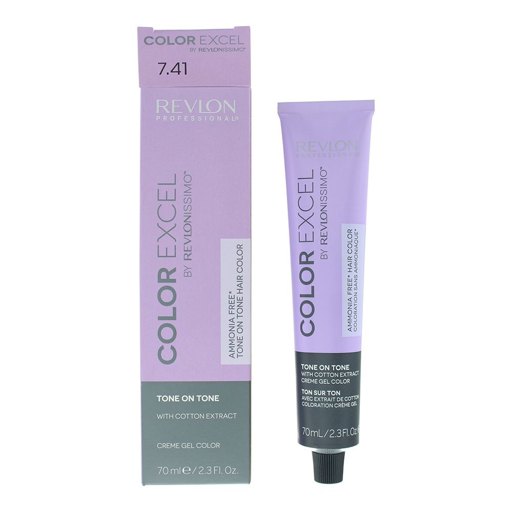 Revlon Women's Color Excel Chestnut Ash Blonde Hair Colour 70Ml Dark Size 7.41 - Image 2