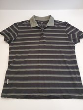 Icebreaker SuperFineLite 200 Size Medium Black 100 Merino Wool Polo Shirt