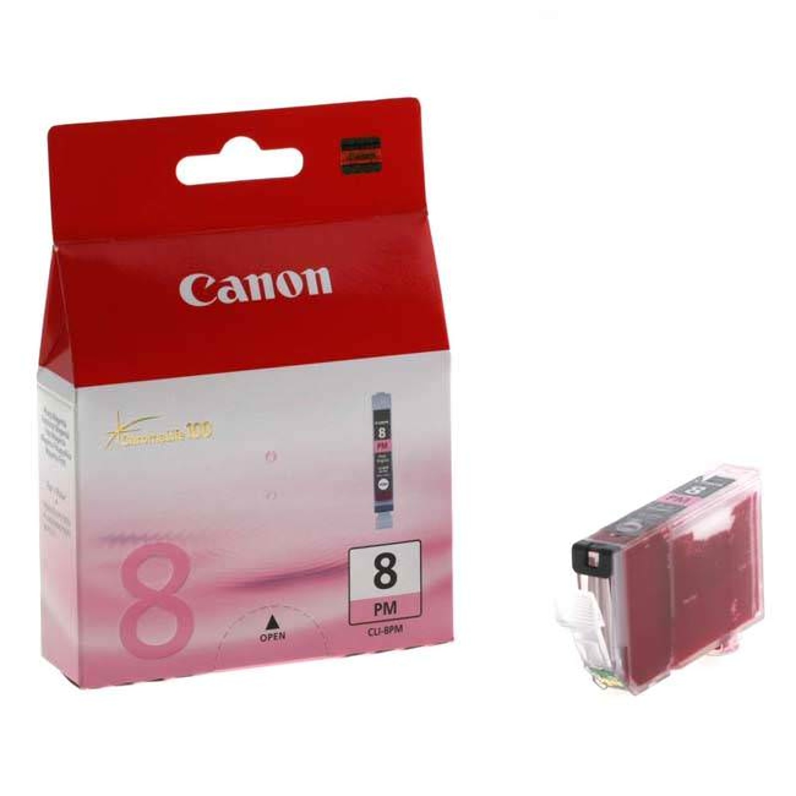 Canon Original CLI-8PM Light Magenta Printer Ink Cartridge (0625B001)