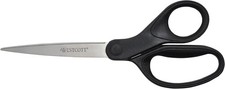 8-Inch Recycled Scissors for Office and Home Use, Black