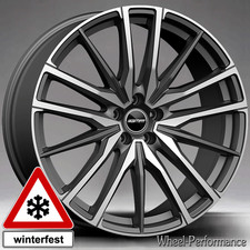 22 Zoll GT4 Alufelgen 9,5x22 5x112 ET37 grau matt poliert für Mercedes