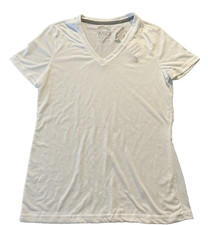 Adidas NWT Women's M White Ultimate V Neck Tee Shirt