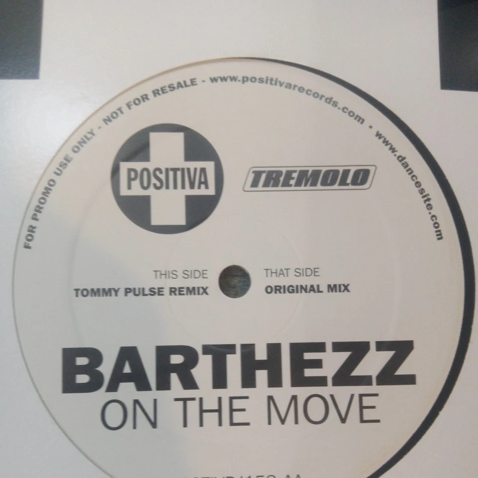 Barthezz 4x12" Vinyl Promo Collection 8 Mixes on the move infected - Image 4 of 4