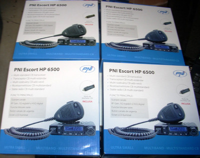 MULTISTANDARD CB TRANSCEIVER RADIO AM-FM - pni escort hp 6500, 4W, 12V - NEW LOT