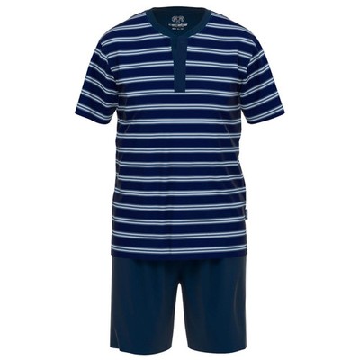 CECEBA Men's Pajamas, 2 Piece Set - Philadelphia, Shorty, Short, Button Up...