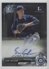 2017 Bowman Draft Chrome Draft Pick Auto Sam Carlson #CDA-SC Auto z5m