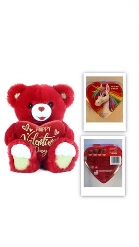 WAY TO CELEBR VALENTINSTAG Geschenk SWEETHEART TEDDYBÄR ROT - Bild 30 von 80