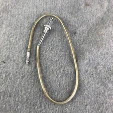 Vintage 24" Cable Remote Film Camera Shutter Release Chrome Mesh w/ Lock Screw