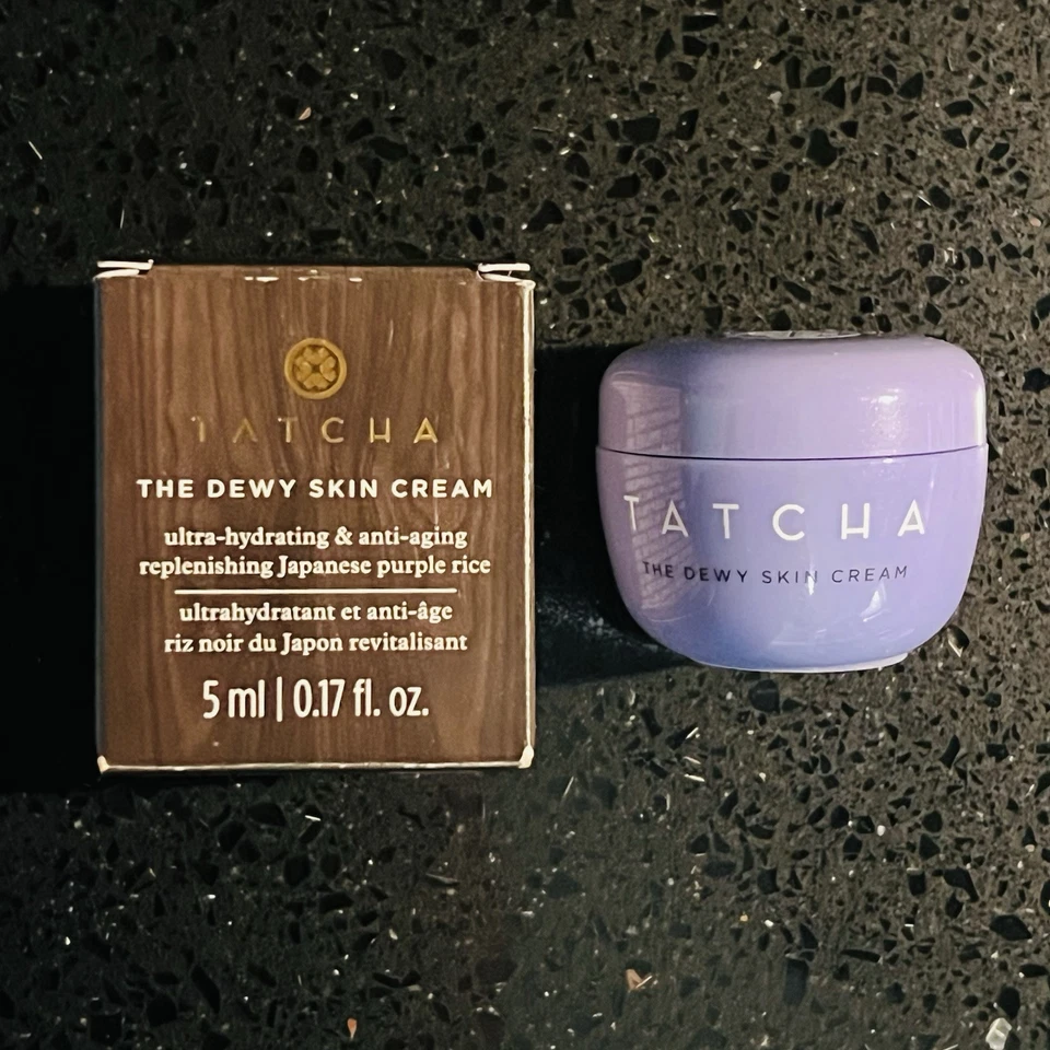Tatcha The Dewy Skin Cream + Water Cream Ultra Hydrating Travel 5mL / 0.17oz Ea. - Image 4 of 4