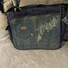 Vintage Lei denim Messanger Bag