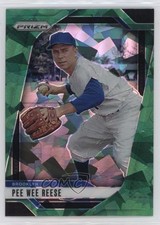 2025 Panini Prizm Green Ice Prizm Pee Wee Reese #11 HOF 0b3