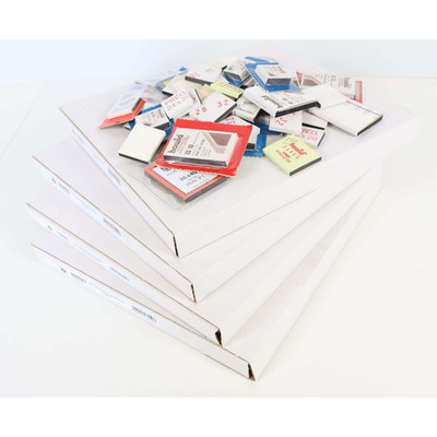 SET 4 PACK LEERE BLÄTTER MOC ZUM AUFBEWAHREN BRIEFMARKENSAMMLUNG + RHODOIDE