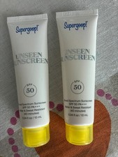 Supergoop Unseen Sunscreen 2x Travel Size 0.34 fl oz