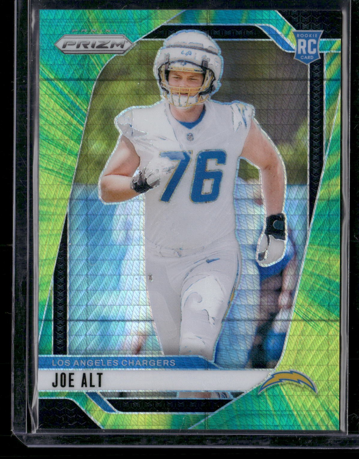 2024 Panini Prizm Joe Alt Hyper Prizm RC 085/180 #353 Los Angeles Chargers