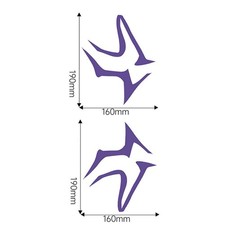 Makeup Stickers Tattoo Stickers, Purple Full Body Laser Stickers -