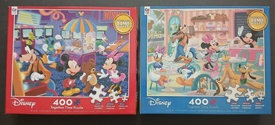Lot of 2 Ceaco Disney Together Time 400 Piece Jigsaw Puzzles NEW Sealed